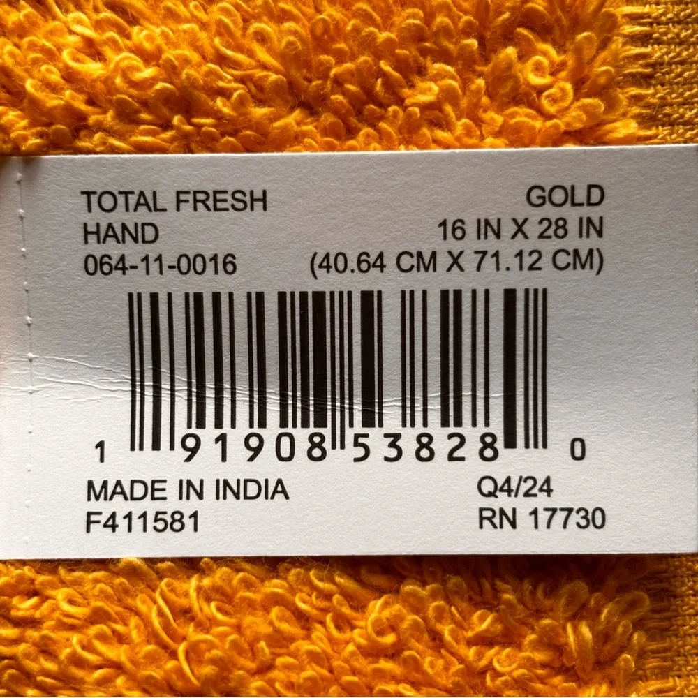 Threshold Sunlit Yellow Hand Towel
